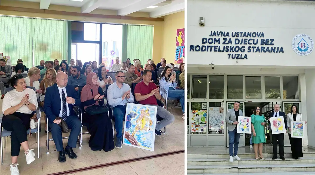Home for Children Without Parental Care Tuzla Day of the Home celebration Foundation Second
