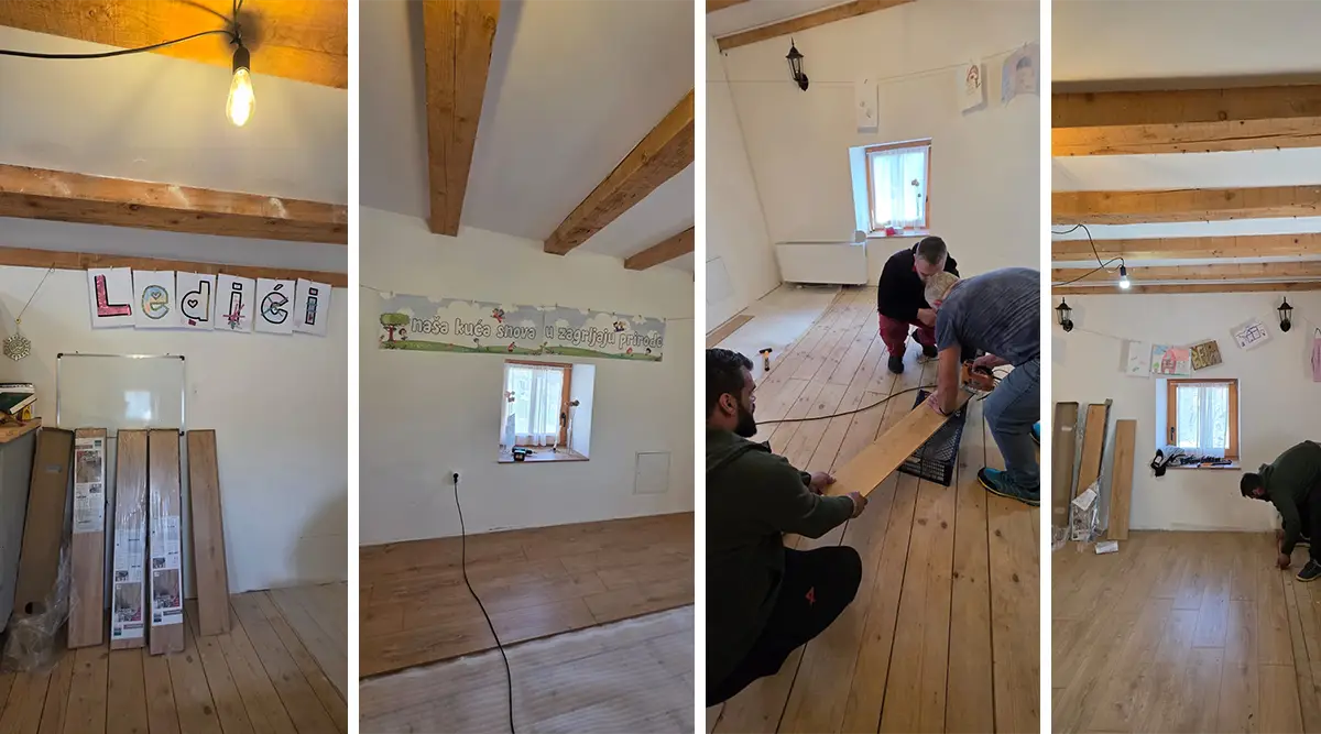 Mali porodicni dom Ledici laminat uredenje renoviranje ciscenje fondacija second 02