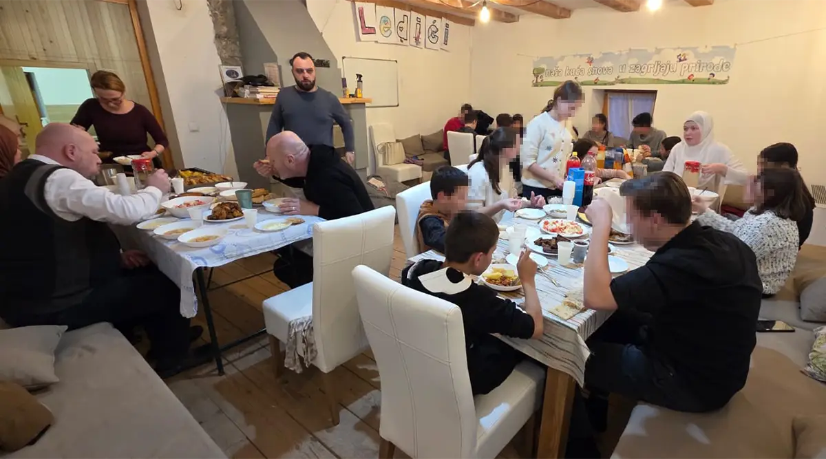 Iftar small family home Sokolović Kolonija Ledići children Dom Bjelave Foundation Second 01