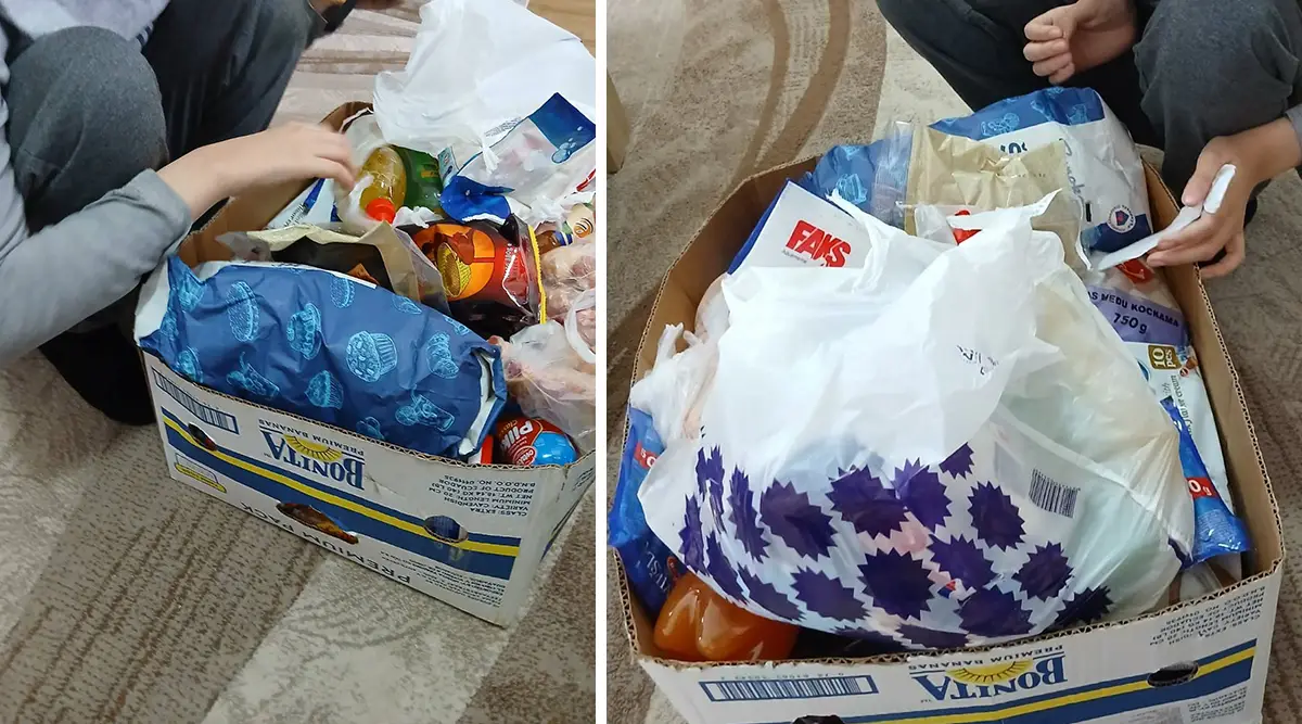 package delivered to the returnee village Mašići in Goražde canton Foundation Second